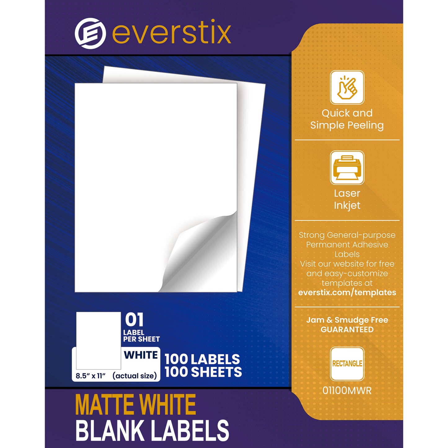 Shipping Labels, 8.5" x 11" Labels
