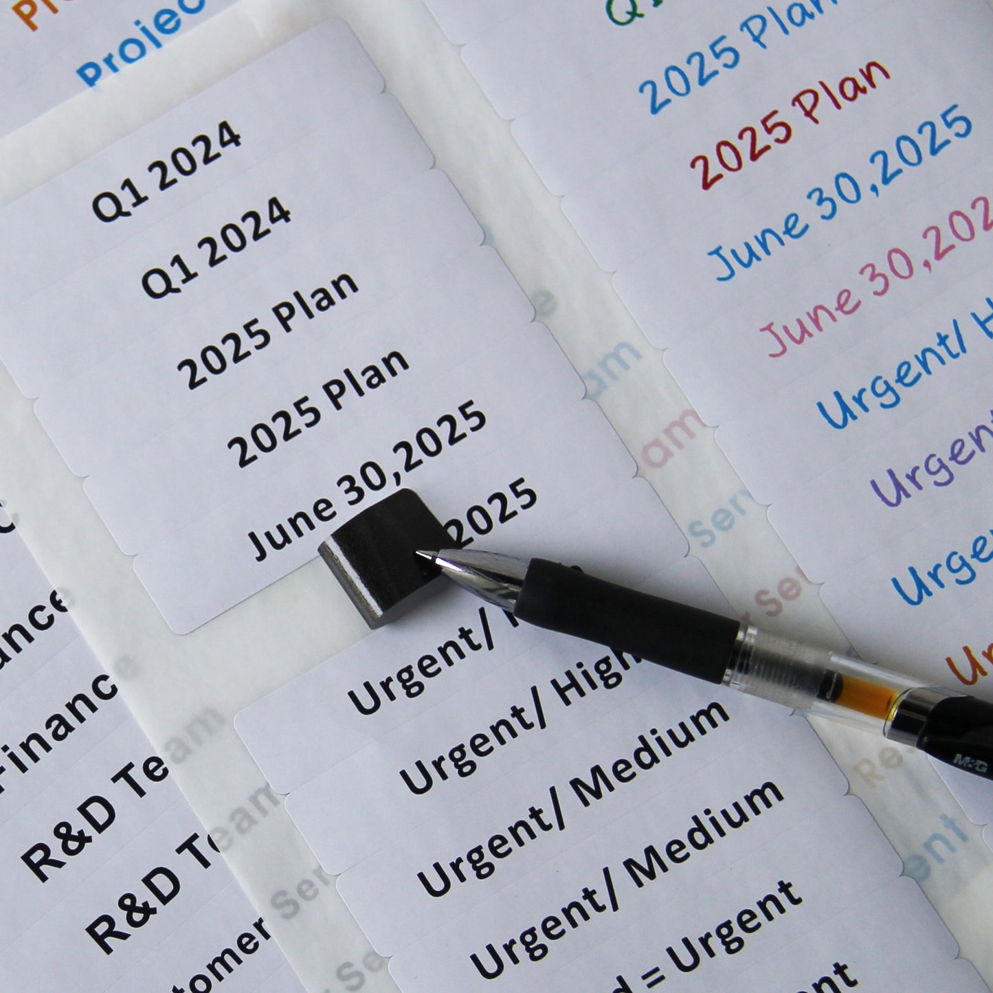 File Folder Labels, 2/3" x 3-7/16"