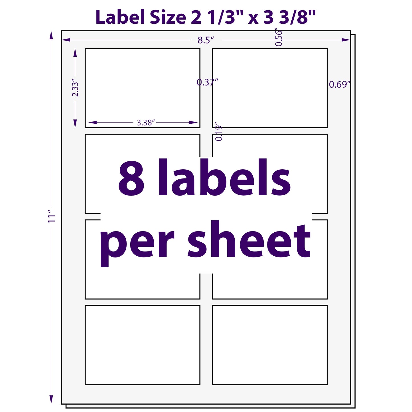 Name Badges, 2-1/3" x 3-3/8"