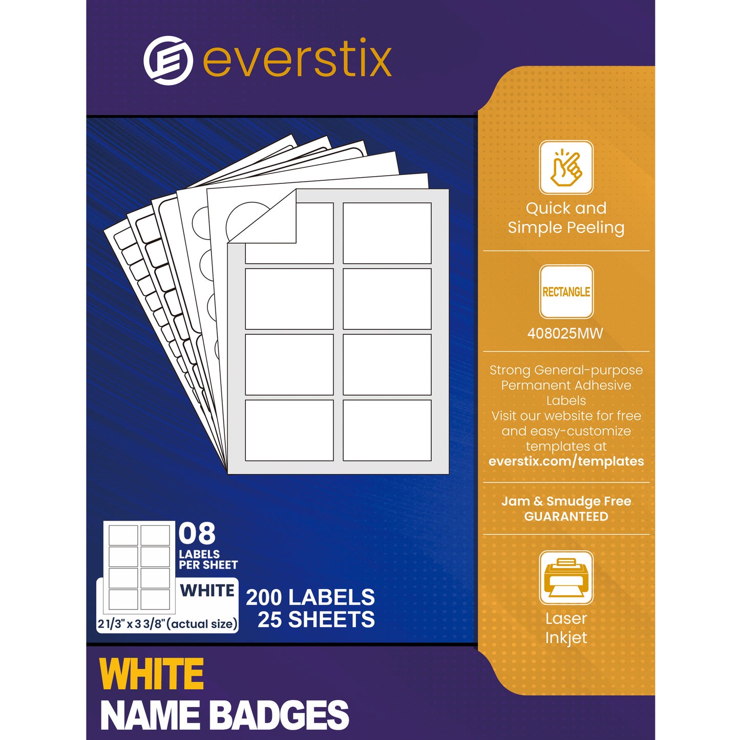 Name Badges, 2-1/3" x 3-3/8"
