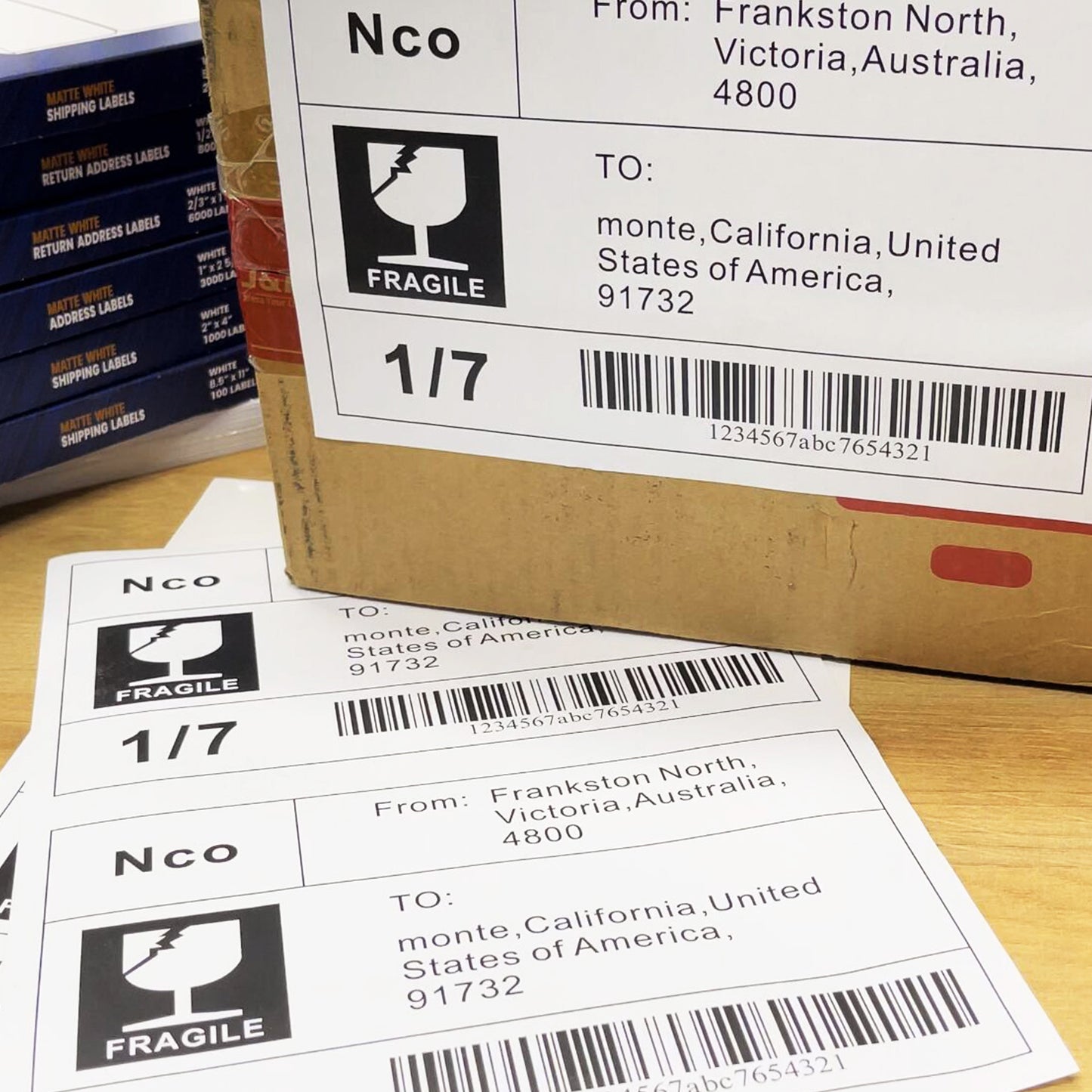 Shipping Labels, 5.5" x 8.5"