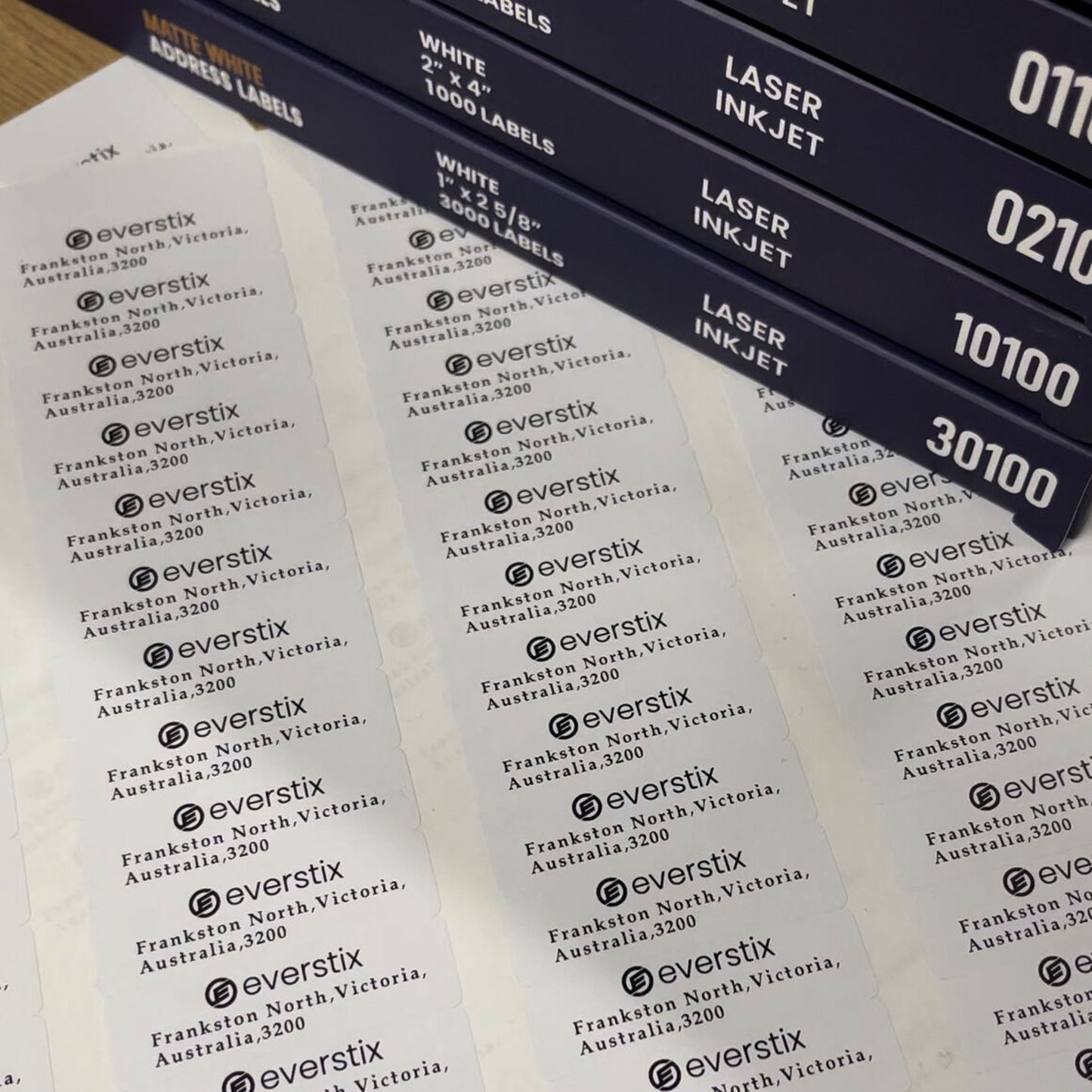 Return Address Labels, 1/2" x 1-3/4"
