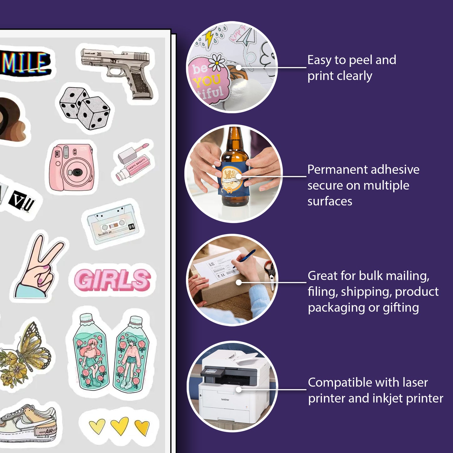 Shipping Labels, 8.5" x 11" Labels