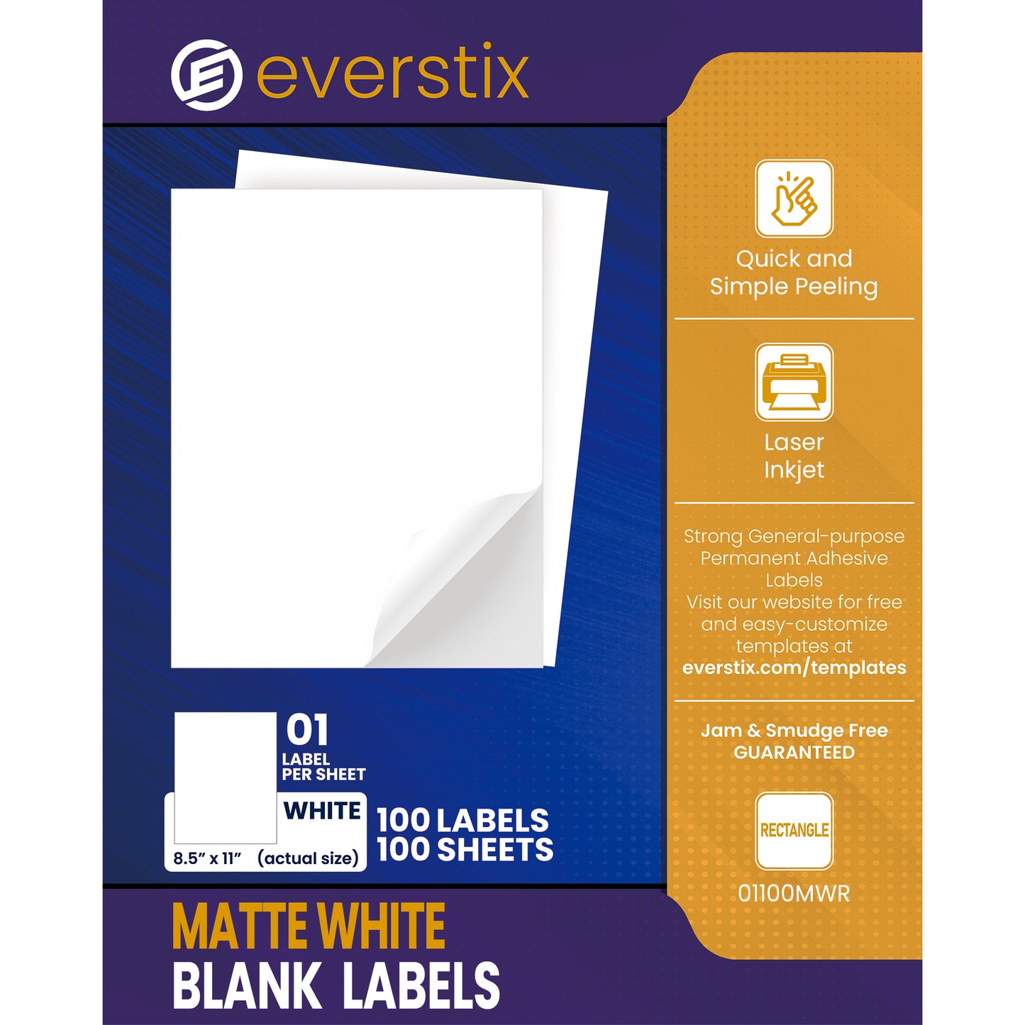 Shipping Labels, 8.5" x 11" Labels