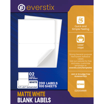 Shipping Labels, 5.5" x 8.5"