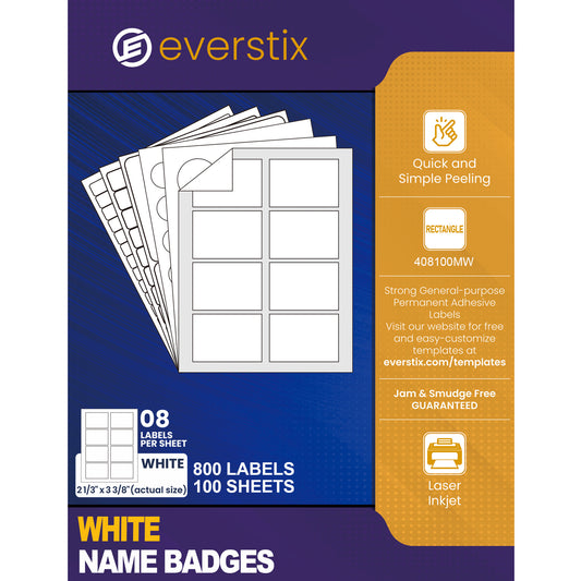 Name Badges, 2-1/3" x 3-3/8"